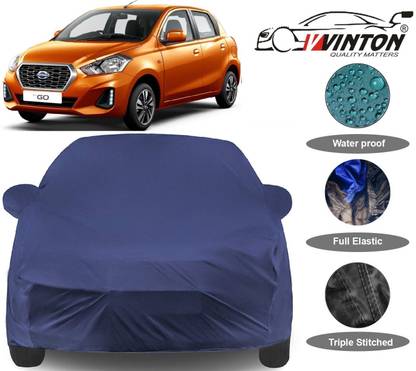 V VINTON Car Cover For Datsun Go (With Mirror Pockets)