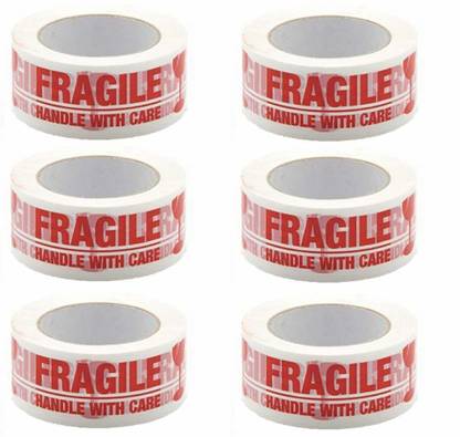 Hippo single na Fragile Handle With care Printed Cello Tape (Manual)