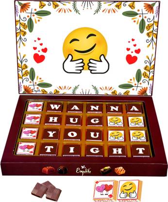 Expelite Online Love Chocolate Gift Box For Boys 24 pc Hug Day Chocolate Gift Box Bars
