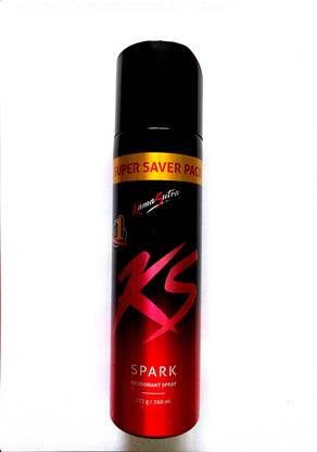 Kamasutra KS Spark 260 ml Deodorant Spray  -  For Men