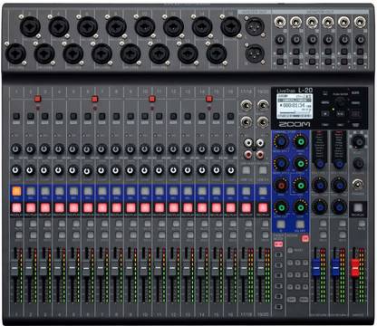 ZOOM LIVETRAK L-20 Digital Console 20 Tracks Digital Multi-track Recorder