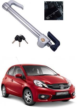 PRTEK Universal Pedal Lock Anti-Theft Extendable Double Hook Car Clutch Brake Lock Z8 Gear Lock