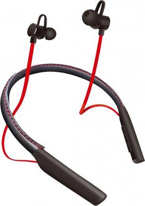 RD Headphone Series - Red Bluetooth Wireless Neckband Bluetooth
