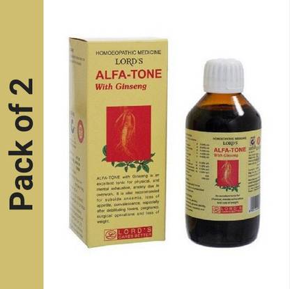 LORD'S Alfa-Tone With Ginseng Syrup