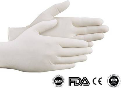 DM Eco - Premium Quality Latex Surgical Gloves Powdered Latex Examination Gloves