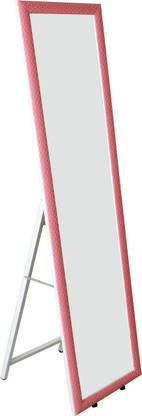 MemeHO Wooden Full Length Standing Mirror, Floor Mirror with Stand , Dressing Mirror , Rectangle Standing Mirror Decorative Mirror