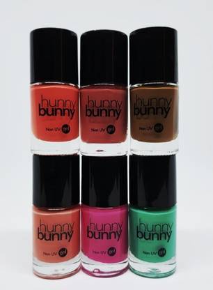 HUNNY BUNNY Nail paint Combo Multicolor