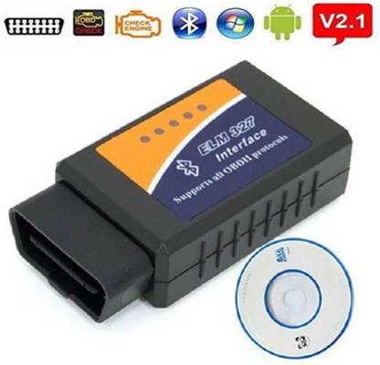 SellRider OBD2 ELM327 Wireless OBD2 Scanner ELM 327 Bluetooth Smart Car Diagnostic Interface with Software CD OBD Reader