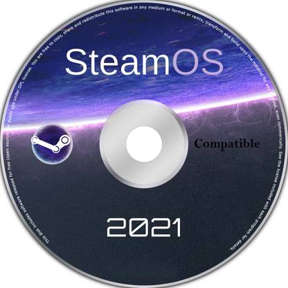 COMPATIBLE SteamOS 2021 64bit Live Bootable DVD SteamOS 2021 64bit Live Bootable DVD Rom Linux Operating System 64bit