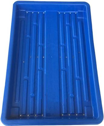 Global Medi GLOBAL HYDROPONICS GERMINATION Fodder TRAY PLASTIC for production of fodder at low cattle feed be fitted in system stand (set of 10 pcs) Plant Container Set