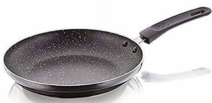 Daintree Induction Base Bottom Non Stick Granite Frying Pan, 24 cm (Black) Fry Pan 24 cm diameter 1.5 L capacity
