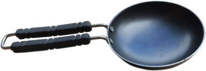 Jayam Traditional PURE IRON TADKA PAN / BLACK / 16CM DIA Tadka Pan 16 cm diameter 1 L capacity