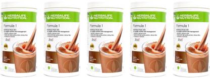 HERBALIFE Formula 1 Nutritional Shake -chocolate Flavor For Weight Loss 5 PCS Plant-Based Protein