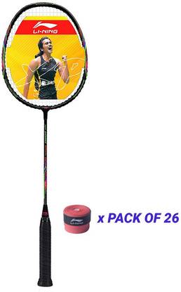 LI-NING XP 2020 Special Edition Blend Strung Badminton Racquet - Pack of 26 Grip Blue Strung Badminton Racquet