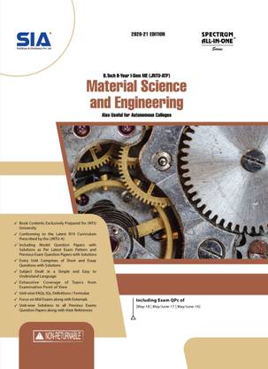 Material Science And Engineering, B.Tech II-Year I-Sem (ME) R19, JNTU-Anantapur, 2020-21 Edition