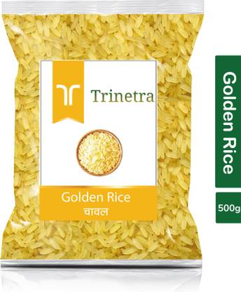 Trinetra Best Quality Golden Rice-500gm (Pack Of 1) Yellow Rice (Medium Grain, Parboiled)