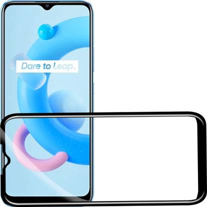 Flipkart SmartBuy Edge To Edge Tempered Glass for Realme C20, Realme C21, Realme C25