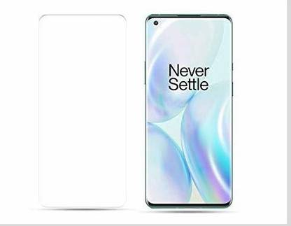 Dhavals Shoppe Screen Guard for Scratch Proof UV Full Glue Edge To Edge Tempered Glass Screen Protector Compatible with Oneplus 8