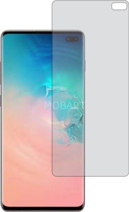 MOBART Tempered Glass Guard for SAMSUNG S10 PLUS (Matte Finish, Flexible)