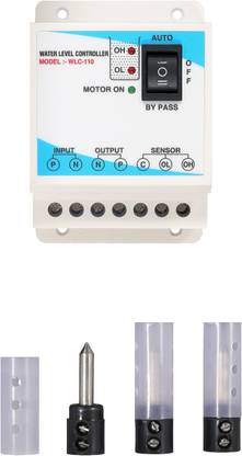 HASTECH SINGLE PHASE FULLY AUTOMATIC WATER LEVEL CONTROLLER FOR OVERHAED TANK Wired Sensor Security System