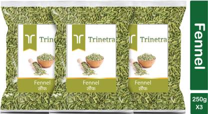 Trinetra Premium Quality Saunf (Fennel Seeds)-250gm (Pack Of 3)