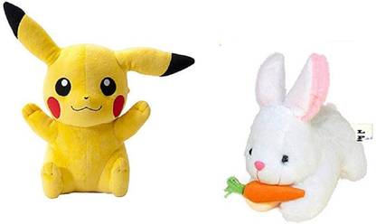 Luipui rabbit pikachu mini combo birthday gift  - 12 inch