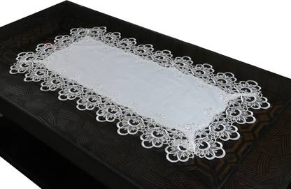 DECOLOGY White 88 cm Table Runner
