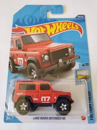 HOT WHEELS HW Land Rover Defender 90 199/250 COLLECTIBLE MODEL FACTORY FRESH 4/10