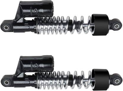 ALLEXTREME EXRSAS1 Rear Shocker Suspension Spring Adjustable Bike for Royal Enfield Bullet Motorcycle (Black, 2 Pcs) Shock Absorber
