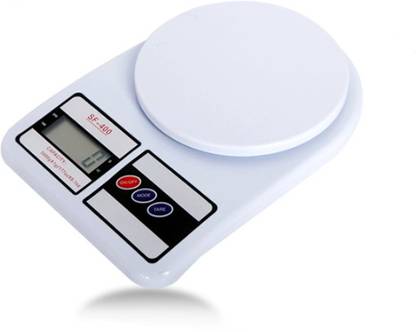 IVAR Digital Kitchen Weighing Machine Multipurpose Weight Scale with Backlit LCD Display for Measuring Food, Cake, Vegetable, Fruit Weighing Scale