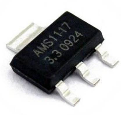 Technical hut AMS1117-3.3V, 1A, SOT-223 Voltage Regulator IC Electronic Components Electronic Hobby Kit
