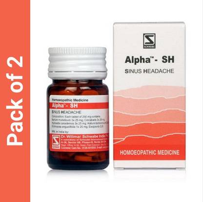 Dr.Willmar Schwabe India Alpha-Sh Sinus Headache Tablets