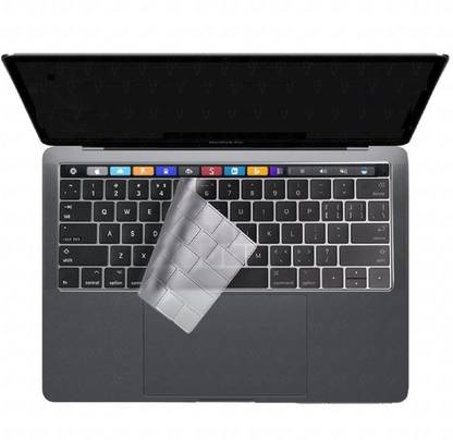 OJOS 15 Inch MacBook Pro with Touch Bar 2018/2017/2016 Keyboard Protector Keyboard Skin for 15 Inch MacBook Pro with Touch Bar Laptop Keyboard Skin