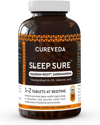 Cureveda SleepSure - Non habit Sleeping Pills - pack of 1