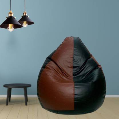 TRUE 2 F Large Tear Drop Bean Bag Cover  (Without Beans)