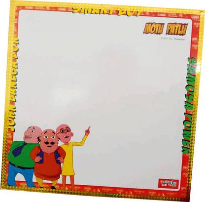 MOTU PATLU 2 in 1 Writing Board & Snakes & Ladders Educational Board Games