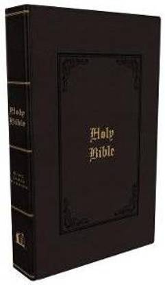 KJV Holy Bible: Large Print Thinline, Black Leathersoft, Red Letter, Comfort Print: King James Version