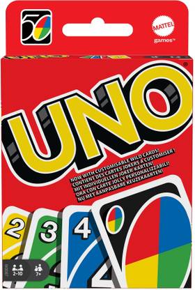 MATTEL UNO GAME DISPLAY (50TH ANNIVERSARY LOGO)