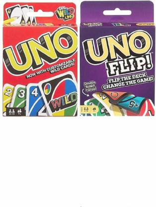 Viha FLIP Combo Pack Action Cards and FLIP Double Sided Cards Combo Party Pack Number 1 Family Fun Game