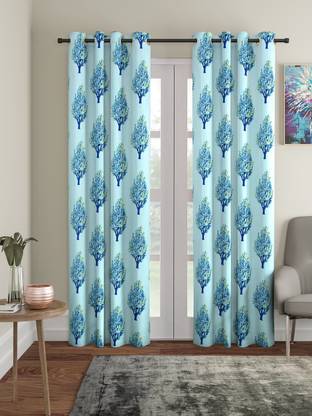 Flipkart SmartBuy 210 cm (7 ft) Polyester Semi Transparent Door Curtain (Pack Of 2)