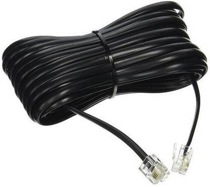 RIVER FOX Power Cord 15 m BLACK TELEPHONE CABEL
