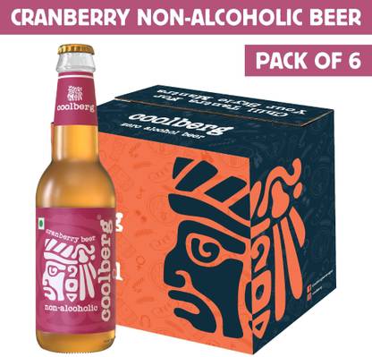 coolberg Cranberry Non Alcoholic Beer - 330ml (Pack of 6) Glass Bottle