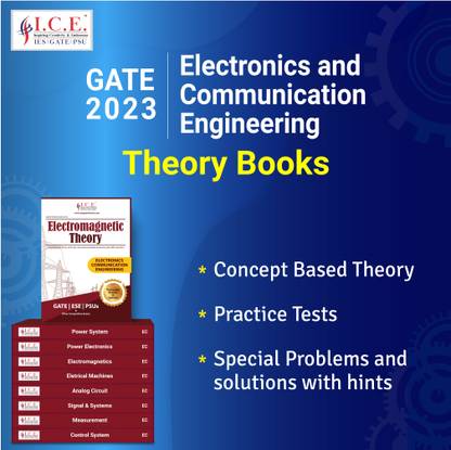 GATE Electronics And Communication(ECE) Engineering 2023 : Comprehensive Set Of Theory Books (Special Problems And Solutions With Hints) Includes Practice Test