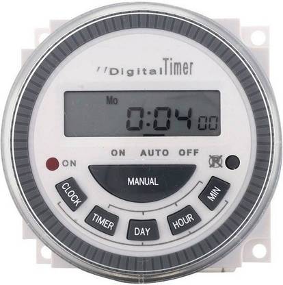 Jp Enterprise Frontier Digital Timer Programmable Controller 5 Pin TM-619H-2 Programmable Electronic Timer Switch (White) Programmable Electronic Timer Switch