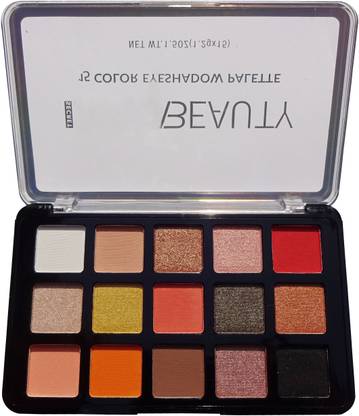 TUKAMCHA HB high pigmented 15 color eyeshadow for all skin tone 18 g