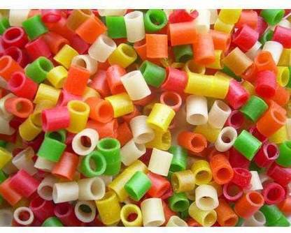 sivasakthi stores Home Made Mini Pipe Shape Multicolour papad Fryums