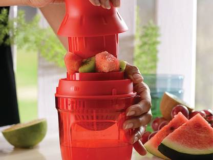 s.m.mart Plastic Tupperware Manual Elegant Cold-press Citrus Juicer Hand Juicer