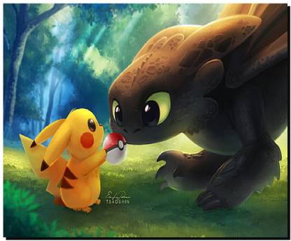 SKY DOT movie crossover forest how to train your dragon Mousepad