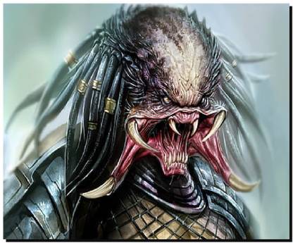 SKY DOT drawing movies predator movie nebezial Non Slip Base Mousepad