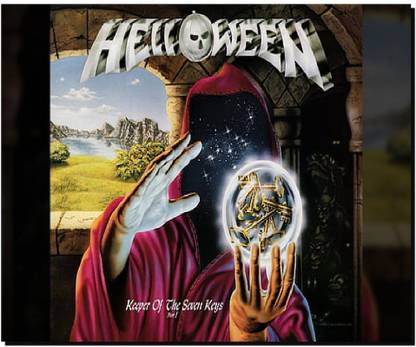 SKY DOT band music helloween album cover hard rock Non Slip Base Mousepad